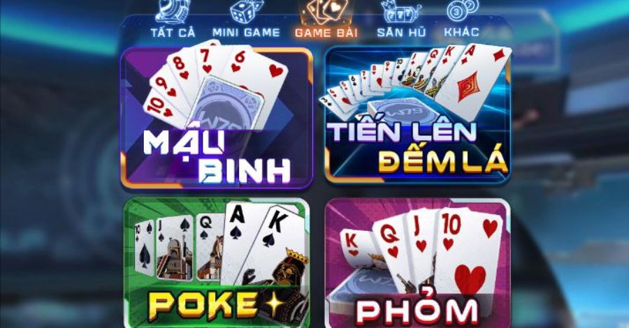 Sảnh game bài đổi thưởng quy tụ loạt siêu phẩm hot hit trên thị trường