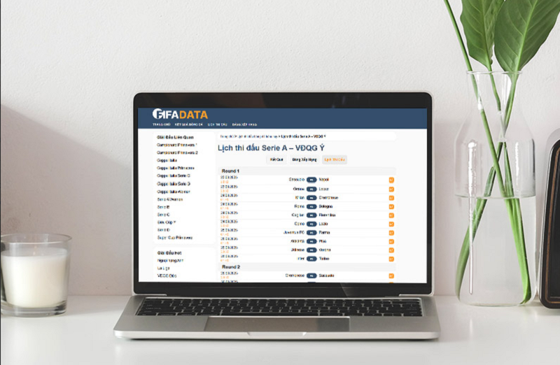 Fifadata.com là điểm đến lý tưởng để theo dõi thông tin bóng đá Ý